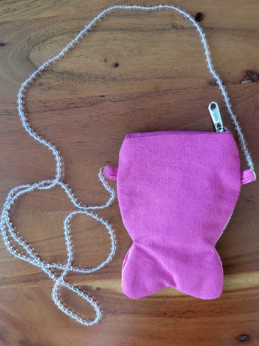 Mermaid Tale Purse Pink Sequin Embroidery Beads Strap Girls Mini Crossbody Bag
